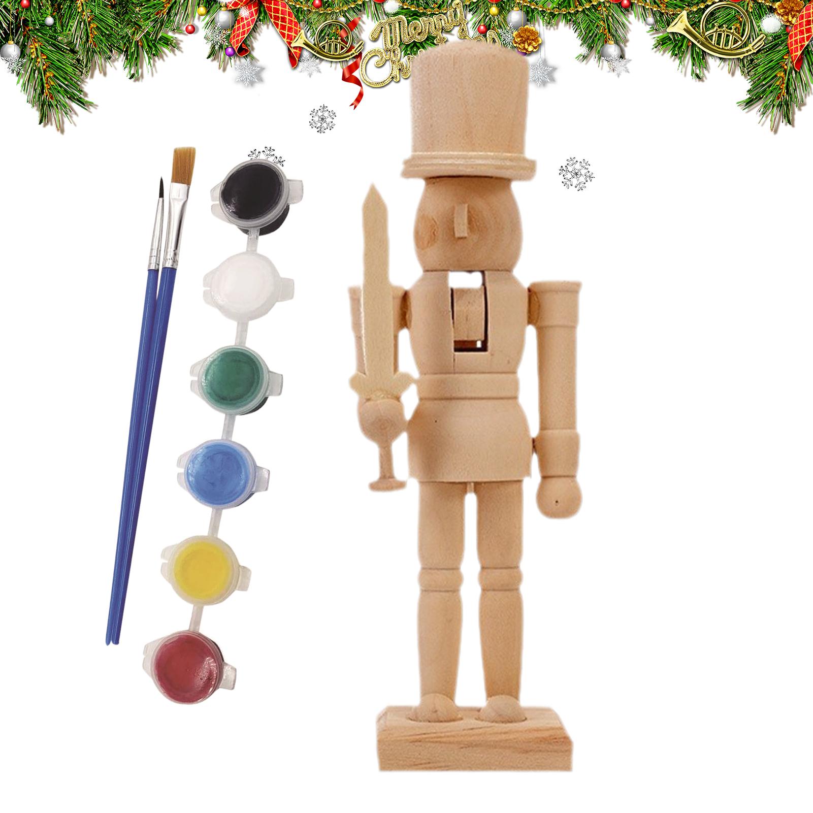 Paint Your Own Wooden Nutcrack - огляд і ціна Nutcracker Figurine