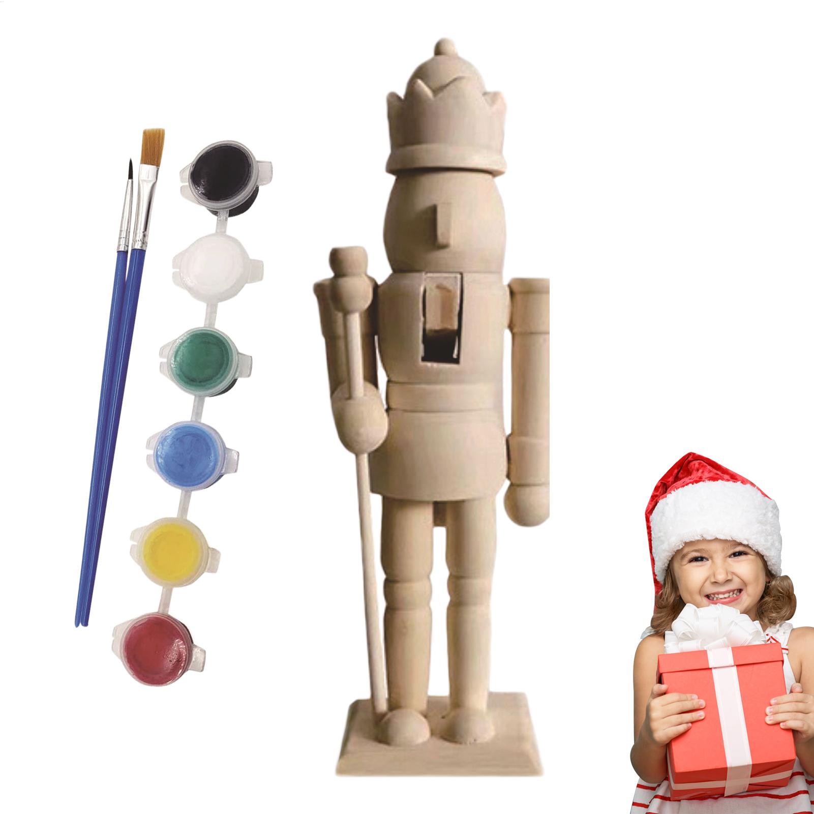 Paint Your Own Wooden Nutcrack - огляд і ціна Nutcracker Figurine