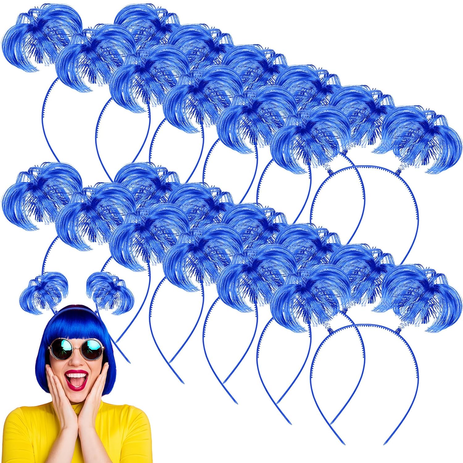 6/12 Pcs Pompom Headband Hair  - огляд і ціна Tinsel Garland Decoration