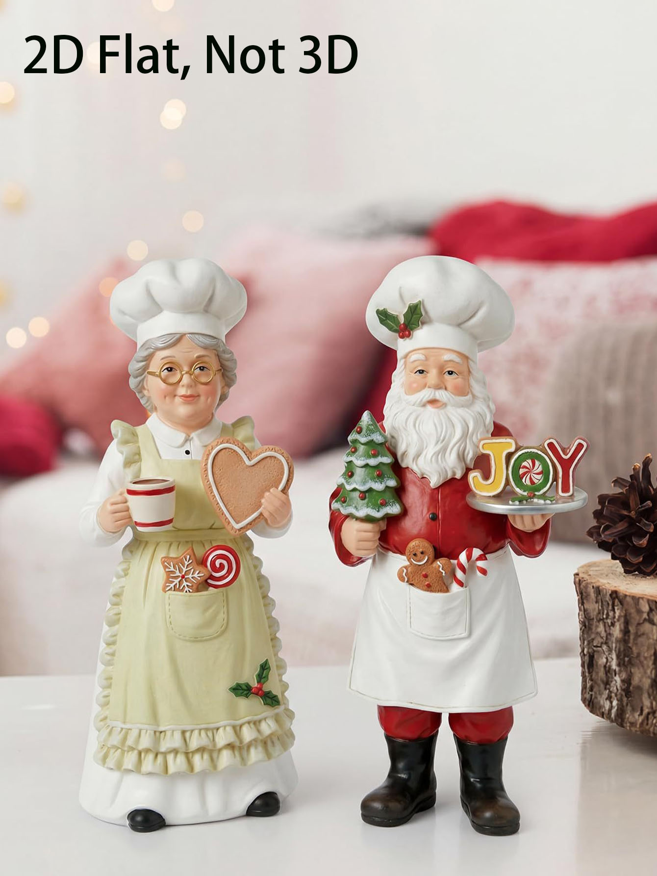 2-Piece Set of Chef Santa Clau - огляд і ціна Nutcracker Figurine