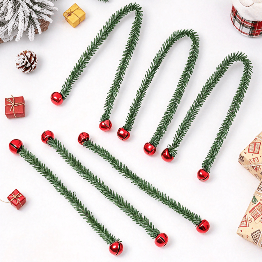 8/16pcs Festive Green Tinsel B - огляд і ціна Tinsel Garland Decoration
