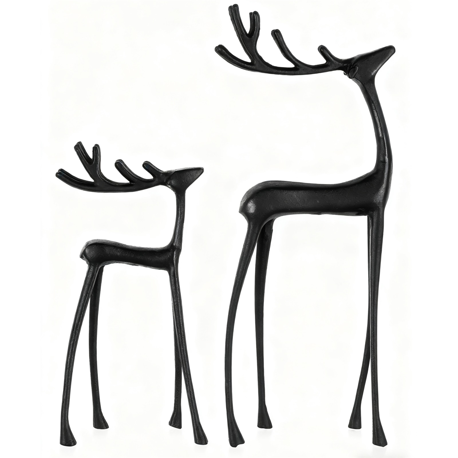 Black Reindeer Statues Black M - огляд і ціна Nutcracker Figurine