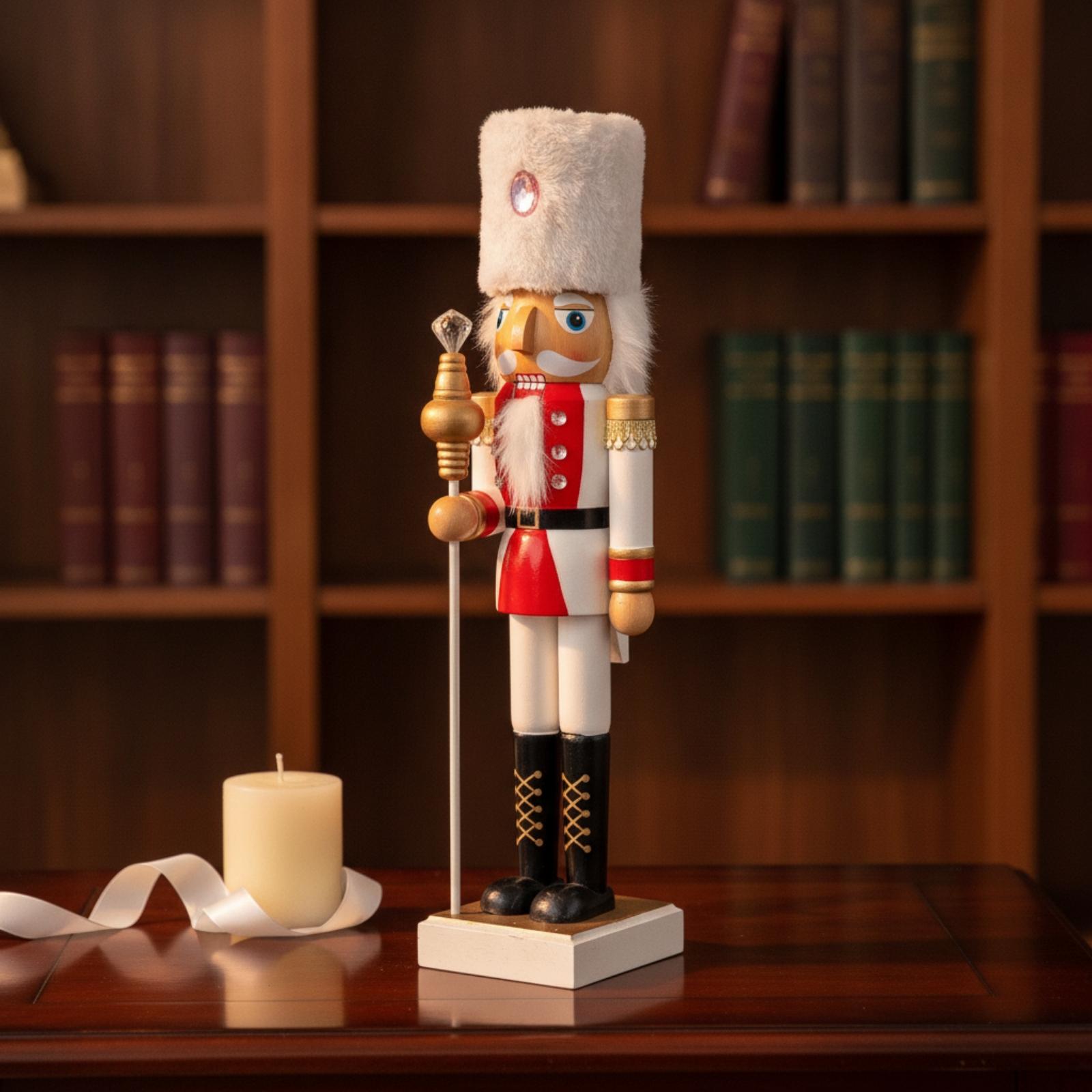 50 Cm Wooden Nutcracker Figuri - огляд і ціна Nutcracker Figurine