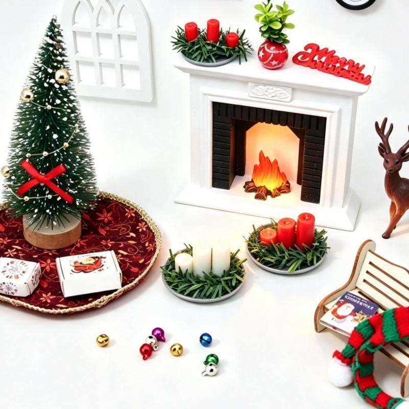! 1:12 Miniature Dollhouse Chr - огляд і ціна Holiday Candle Set