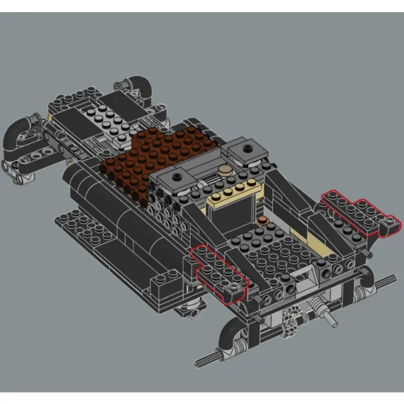 1060pcs Vintage Model T Car Bu - огляд і ціна Lego Set Technic