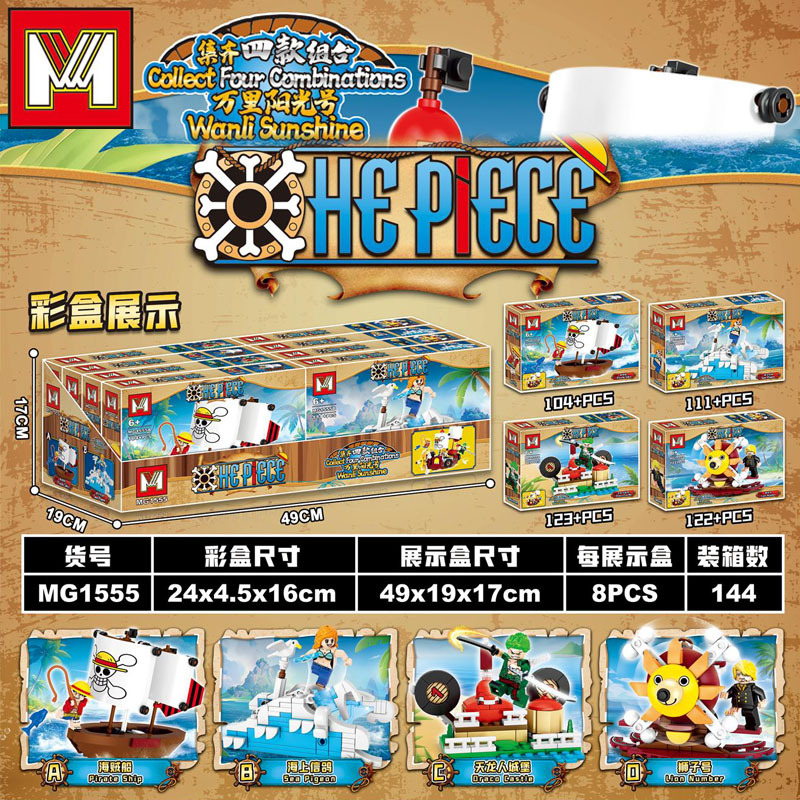 4in1 One Piece THOUSAND SUNNY  - огляд і ціна Lego Set Technic