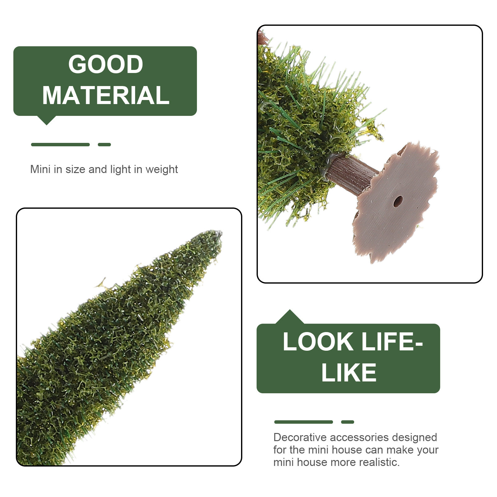 10Pcs Miniature Simulation Pin - огляд і ціна Christmas Tree Artificial